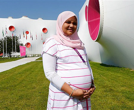 Được tham dự Olympic một lần trong đời là ước mơ của biết bao VĐV nêni Nur Suryani Mohamed Taibi, nữ xạ thủ của Malaysia, không bỏ qua cơ hội này dù đang bang bầu tháng thứ 8.