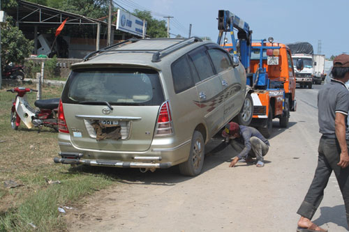 Đoạn đường bị tắc nghẽn nhiều giờ đồng hồ