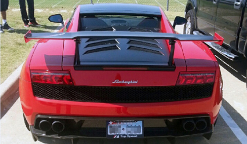 Lamborghini Gallardo đỏ.