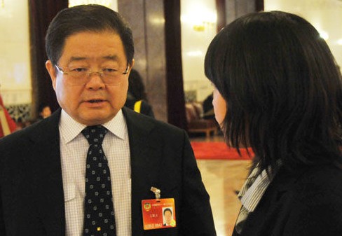 Ông Vương trong kỳ họp quốc hội năm 2010. 