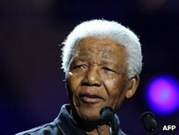 Cựu Tổng thống Nam Phi Nelson Mandela.