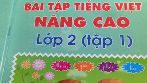 Bìa cuốn sách “Bài tập Tiếng Việt nâng cao lớp 2 (tập 1)” của Nhà Xuất bản Đại học sư phạm