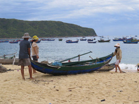 Sắp tới, người dân Hải Giang (Nhơn Hải, Quy Nhơn) sẽ nhường nơi này cho khu du lịch.