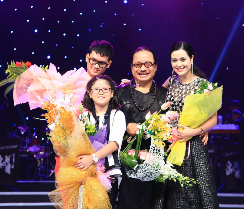 Gia đình nhỏ bé và ấm cùng của nghệ sĩ Saxophone Trần Mạnh Tuấn