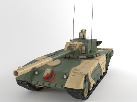 Mô hình mô phỏng xe tăng Armata