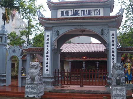 Đình làng Thanh Trì.