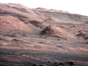 Hình ảnh trên sao Hỏa. 