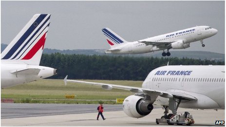 Máy bay của hãng hàng không Air France