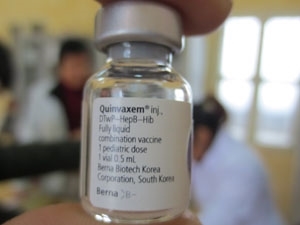 Vắcxin Quinvaxem đã được kiểm định an toàn. 