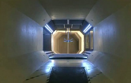 Hình ảnh đường hầm gió, nơi diễn ra thí nghiệm.