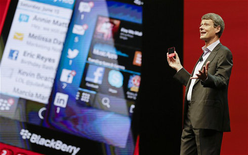Thorstein Heins không làm tròn vai của mình trên chiếc ghế CEO BlackBerry kể từ khi nhậm chức tháng 7.2011.