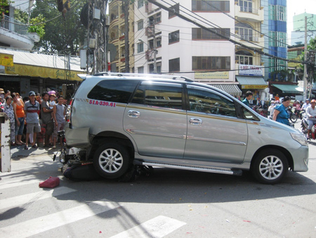 Hiện trường vụ tai nạn