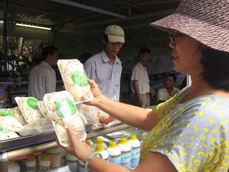 Sản phẩm của Nấm Việt đang dần mở rộng thị trường tiêu thụ ra các nước lân cận.