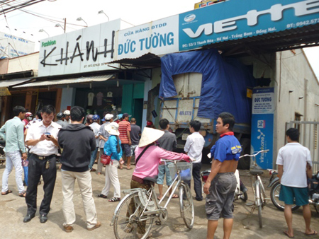 Hiện trường vụ việc