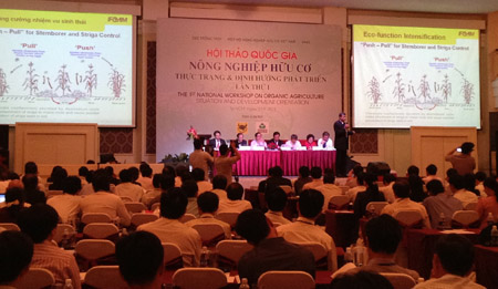 Hầu hết các đại biểu cho rằng nền nông nghiệp hữu cơ Việt Nam đang ở giai đoạn đầu.