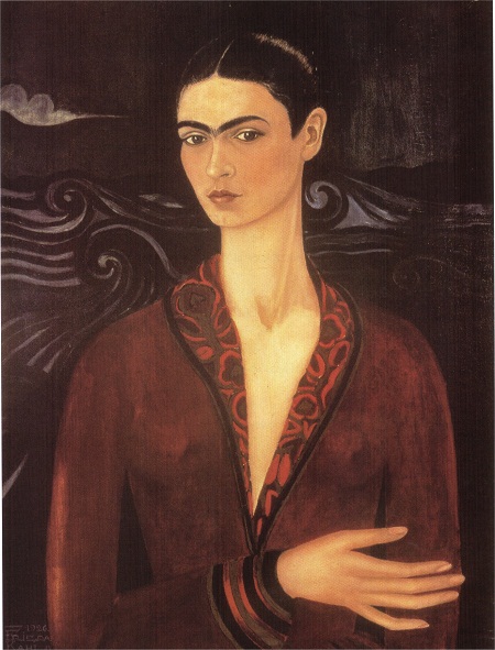 Nữ danh họa người Mexico - Frida Kahlo và bức “Tự họa trong chiếc váy nhung” (1926)