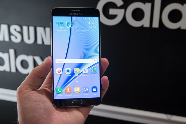 tren tay chiec samsung galaxy note 5 vua ra mat hinh anh 3