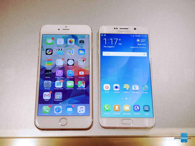 galaxy note 5 do dang iphone 6 plus hinh anh 1