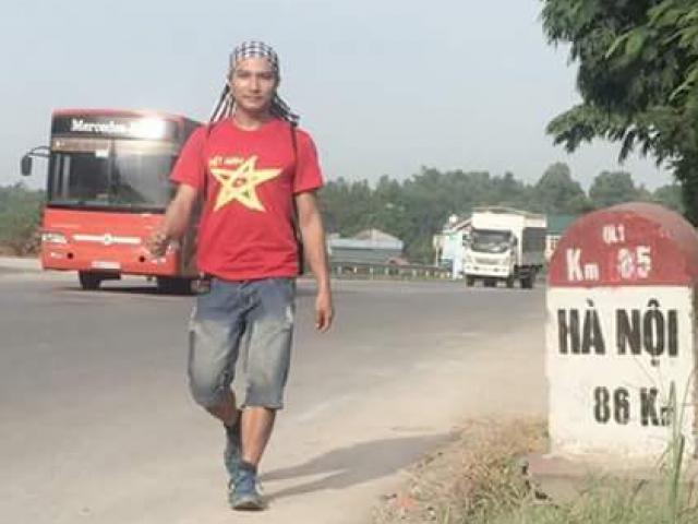 Chàng trai 9x và hành trình đi bộ xuyên Việt để vận động hiến tạng