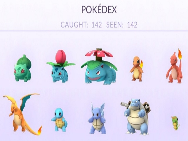 Đã Có Người Chơi Chinh Phục 142 Con Pokemon