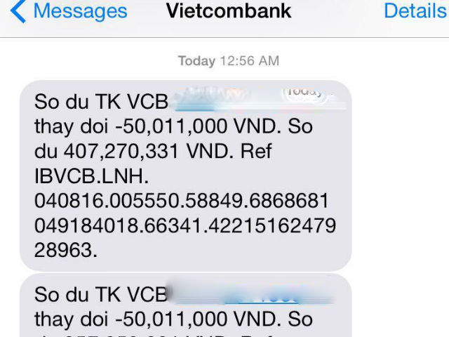 Vietcombank đã đưa ra lời giải thích về việc một khách hàng đã mất 500 triệu đồng từ tài khoản của mình. Tuy nhiên, sự thật là gì? Hãy xem ảnh để biết thêm chi tiết về vấn đề này.