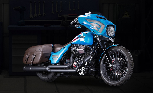 ngam harley-davidson phien ban captain america hinh anh 9