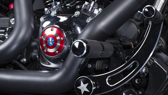 ngam harley-davidson phien ban captain america hinh anh 3