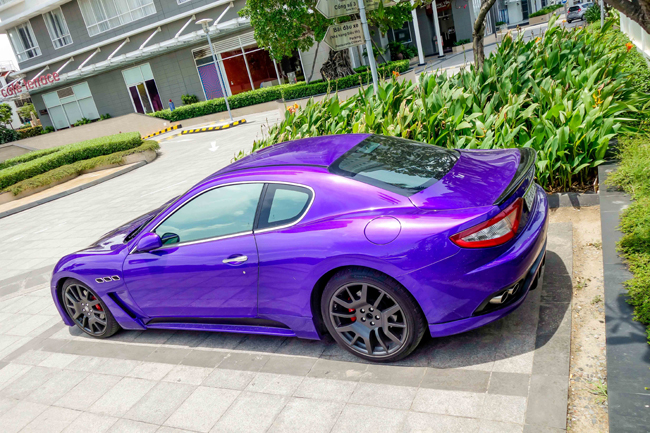 maserati granturismo mau tim “cuc doc”, bien dep tro lai sai gon hinh anh 7