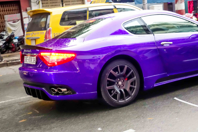 maserati granturismo mau tim “cuc doc”, bien dep tro lai sai gon hinh anh 4