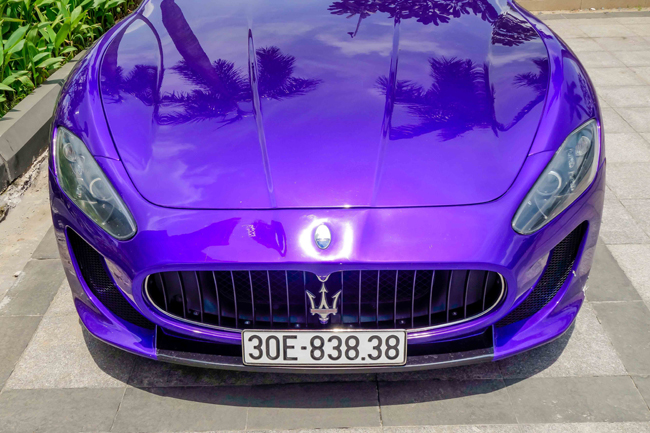 maserati granturismo mau tim “cuc doc”, bien dep tro lai sai gon hinh anh 12