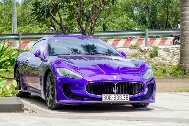 maserati granturismo mau tim “cuc doc”, bien dep tro lai sai gon hinh anh 10