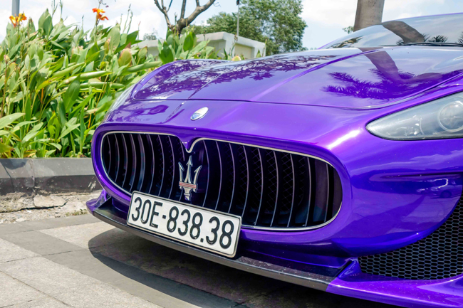 maserati granturismo mau tim “cuc doc”, bien dep tro lai sai gon hinh anh 11