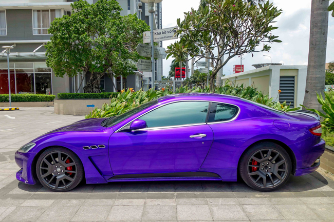 maserati granturismo mau tim “cuc doc”, bien dep tro lai sai gon hinh anh 6