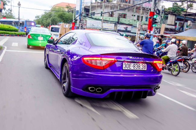 maserati granturismo mau tim “cuc doc”, bien dep tro lai sai gon hinh anh 5