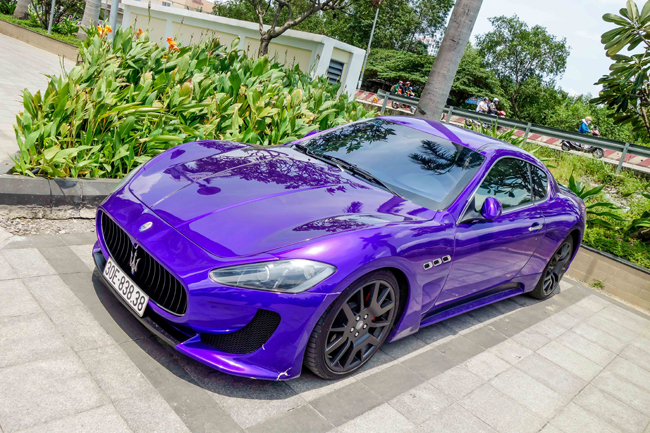 maserati granturismo mau tim “cuc doc”, bien dep tro lai sai gon hinh anh 8