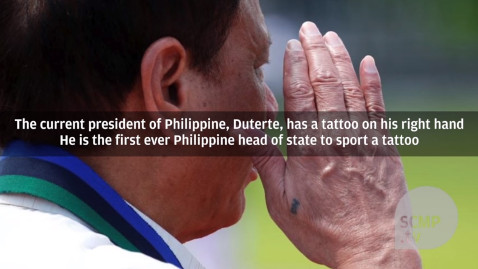 Hình xăm tiết lộ quá khứ của Tổng thống Philippines