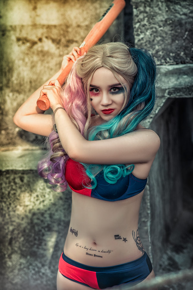 linh miu goi cam hoa than thanh “ac nu” harley quinn hinh anh 7