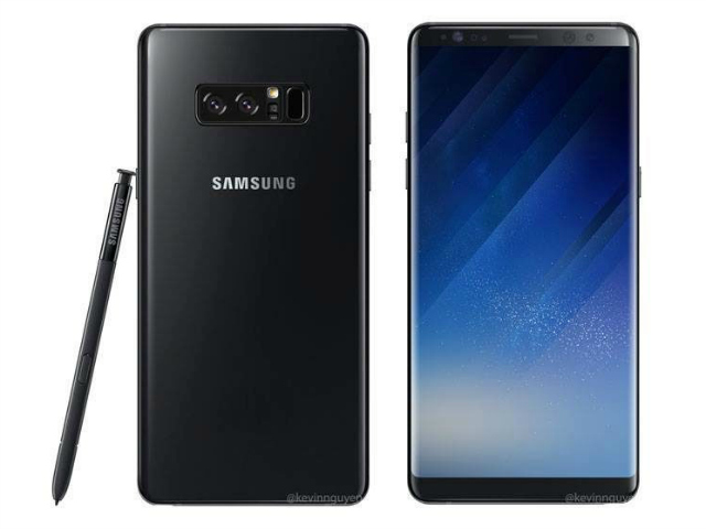 Galaxy Note 8 tiếp tục xuất hiện với cụm camera kép