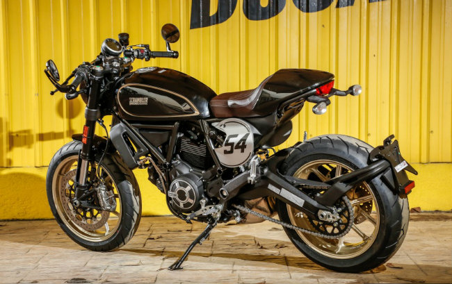 soi 2017 ducati scrambler desert sled, cafe racer gia 365 trieu dong hinh anh 2