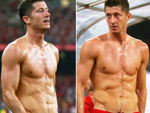 Robert Lewandowski có cơ bụng sexy như CR7 nhờ ăn ngược đời