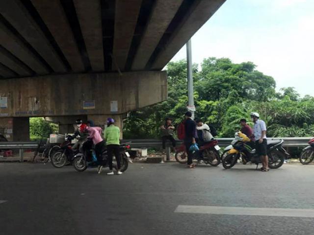 Đinh tặc ”hạ gục” hàng loạt xe máy trên cao tốc Bắc Giang - Hà Nội