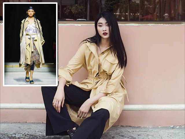 Ngày đầu ra quân tại London Fashion Week, Kim Nhung chễm trệ xuất hiện trên tạp chí Vogue danh giá