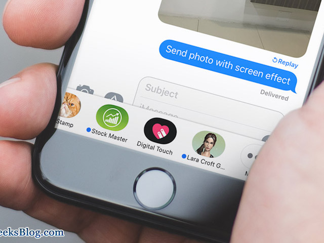 Mách nước khai thác những tính năng mới của iMessage trên iOS 11