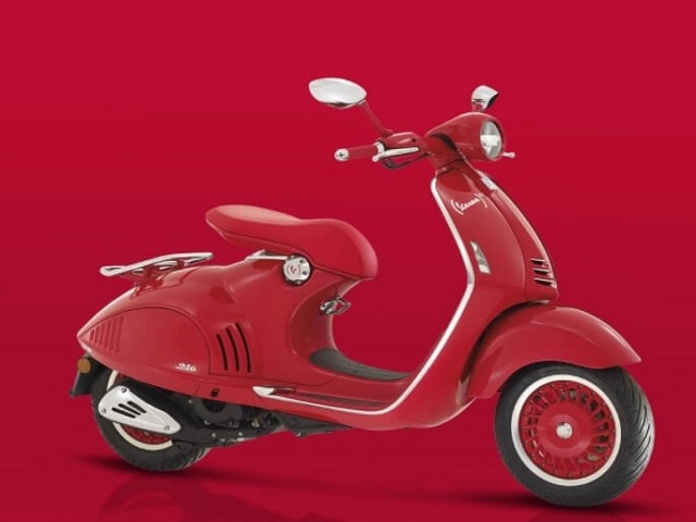 Vespa RED ”sang chảnh” sẽ ra mắt vào 3/10 tới tại Ấn Độ