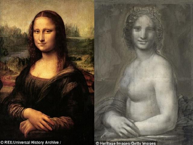 Phát hiện bản vẽ Mona Lisa khỏa thân?
