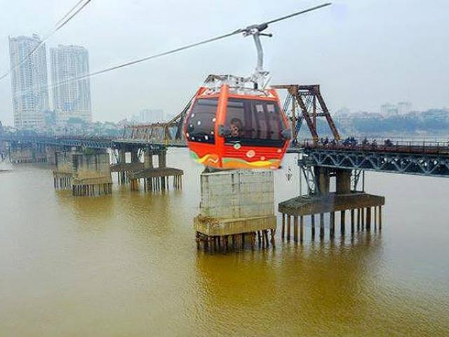 1.300 tỷ đồng cho 5 km cáp treo qua sông Hồng