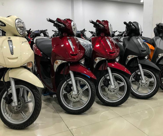 Ngắm những khuôn xe cộ gắn máy Yamaha trong cả chiều nhiều năm hai mươi năm bên trên Việt Nam