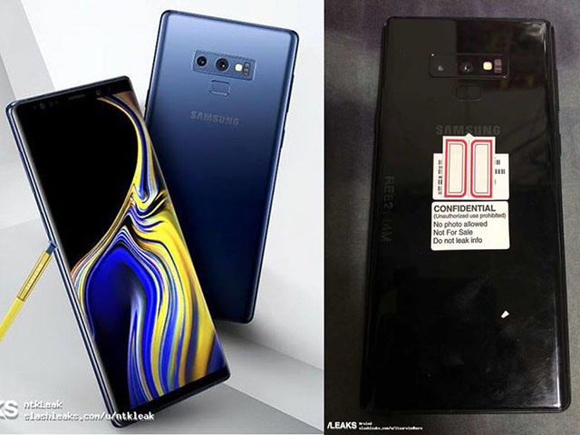 NÓNG: Xuất hiện ảnh thực tế Galaxy Note 9 trước ngày ra mắt