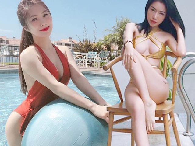 Hương Tràm cạnh tranh độ sexy hết nấc với Elly Trần bên bể bơi
