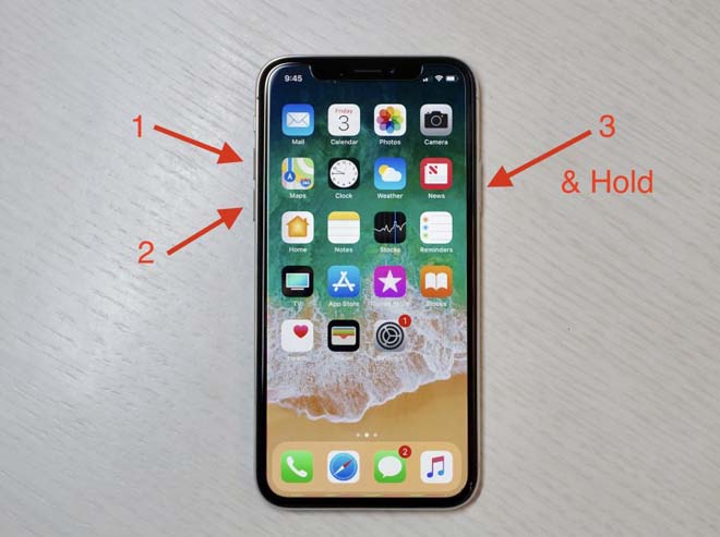 iphone x bị đơ